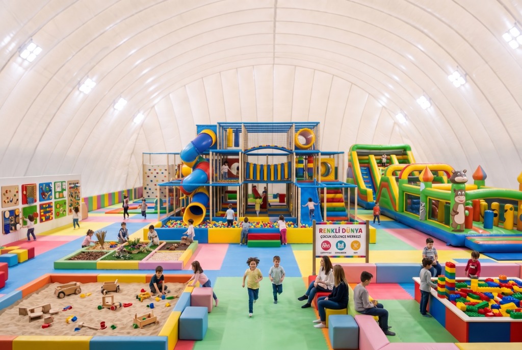 Kapalı Balon Park & Eğlence Kubbesi