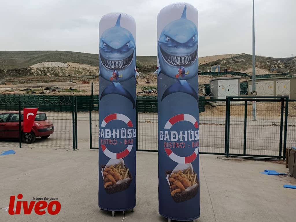 Baskılı Sütun LED’li Balon
