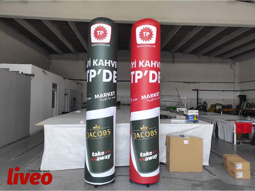 Baskılı Sütun LED’li Balon