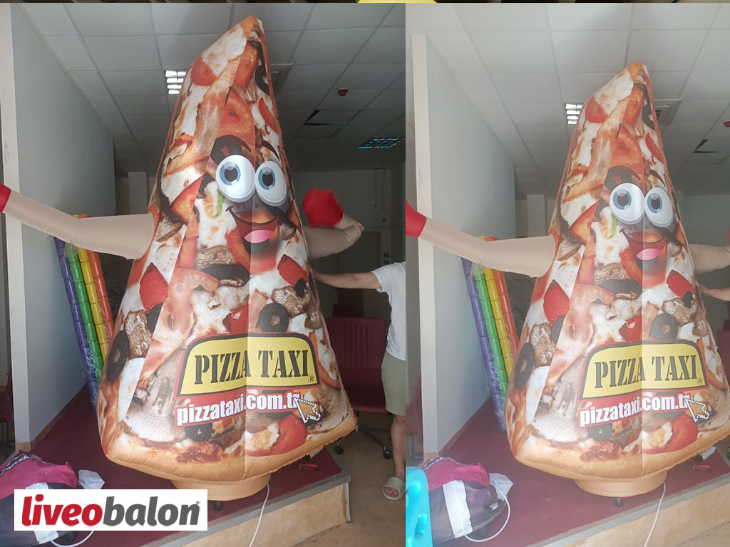 Dilim Pizza Gel Gel Balon
